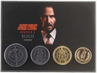 "John Wick: Chapter 4" Opening Night Only Set of (4) Coins at PristineAuction.com