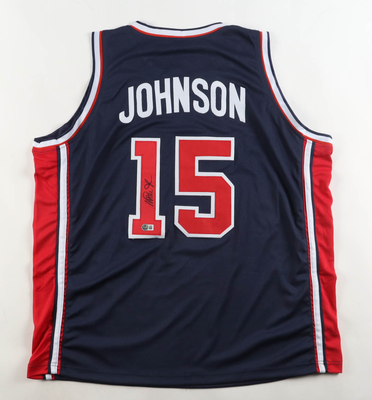 Magic Johnson Signed Jersey (Beckett) at PristineAuction.com Magic Johnson Signed Jersey (Beckett) at PristineAuction.com