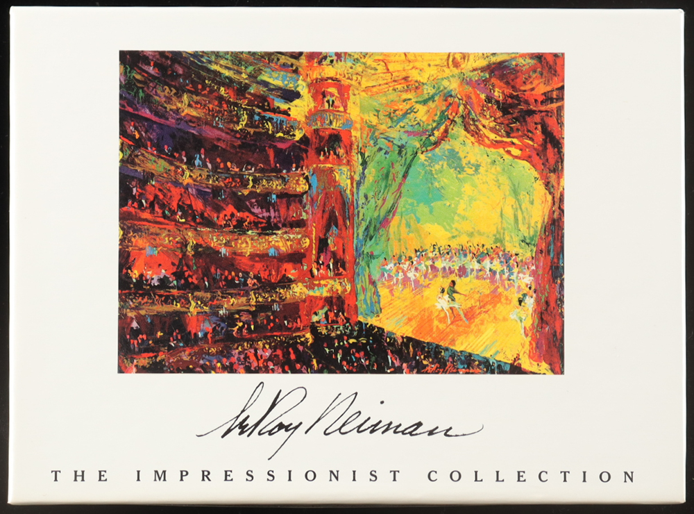 1993 "The Impressionist Collection" by Leroy Neiman Boxed Art Card Set of (10) Notecards at PristineAuction.com 1993 "The Impressionist Collection" by Leroy Neiman Boxed Art Card Set of (10) Notecards at PristineAuction.com