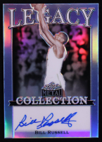 Bill Russell 2022 Leaf Metal Legacy Collection Autographs Blue #LCABR4 #2/10 at PristineAuction.com