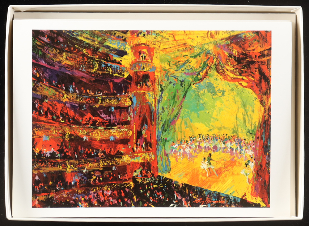 1993 "The Impressionist Collection" by Leroy Neiman Boxed Art Card Set of (10) Notecards at PristineAuction.com 1993 "The Impressionist Collection" by Leroy Neiman Boxed Art Card Set of (10) Notecards at PristineAuction.com