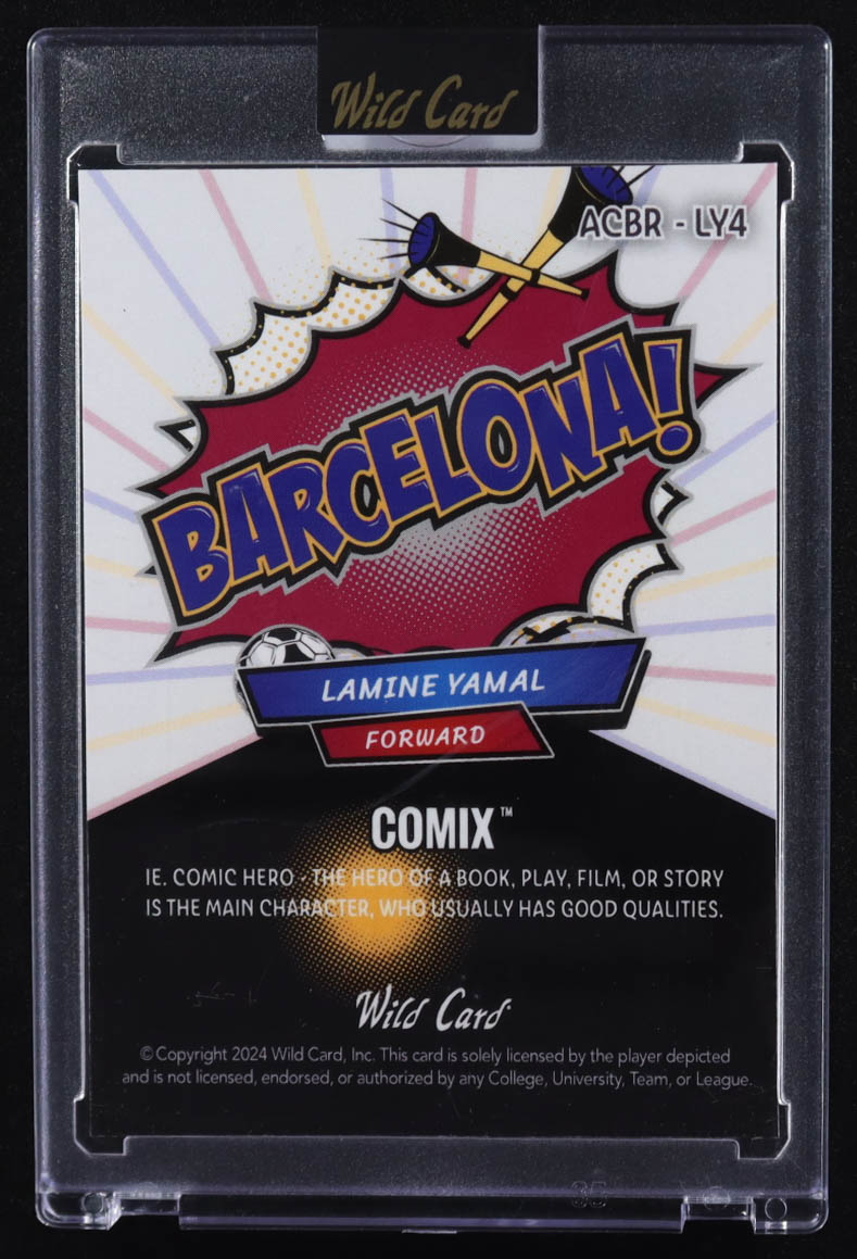Lamine Yamal 2024 Wild Card Barcelona! #ACBR-LY4 RC #3/5 at PristineAuction.com Lamine Yamal 2024 Wild Card Barcelona! #ACBR-LY4 RC #3/5 at PristineAuction.com