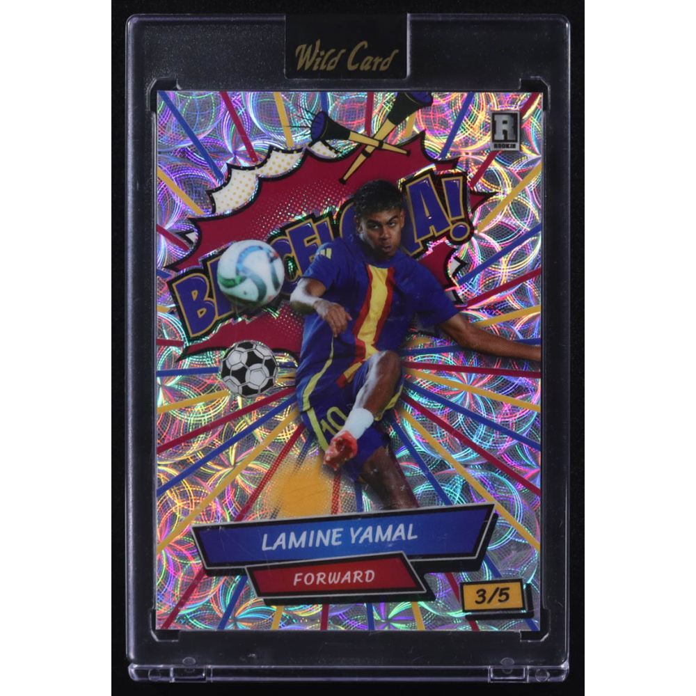 Lamine Yamal 2024 Wild Card Barcelona! #ACBR-LY4 RC #3/5 at PristineAuction.com