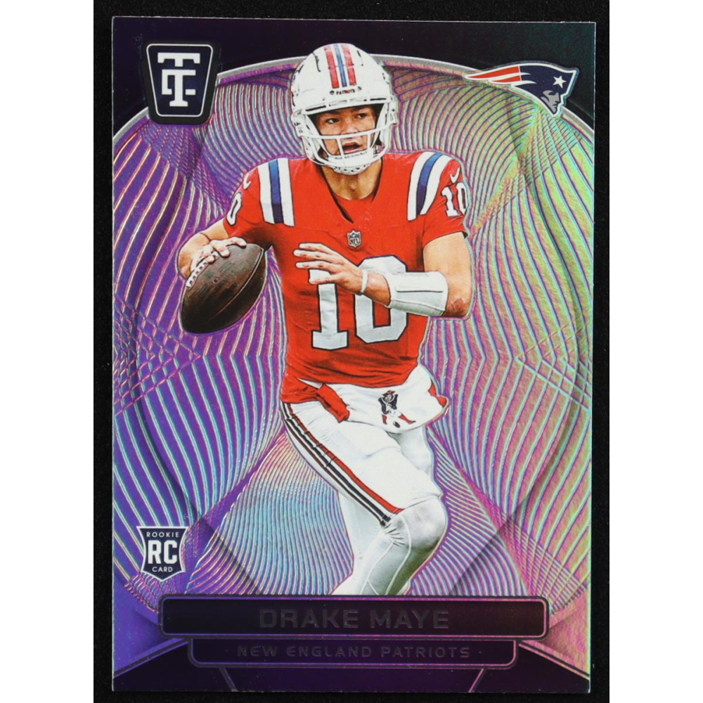 Drake Maye 2024 Totally Certified Mirror #121 RC at PristineAuction.com