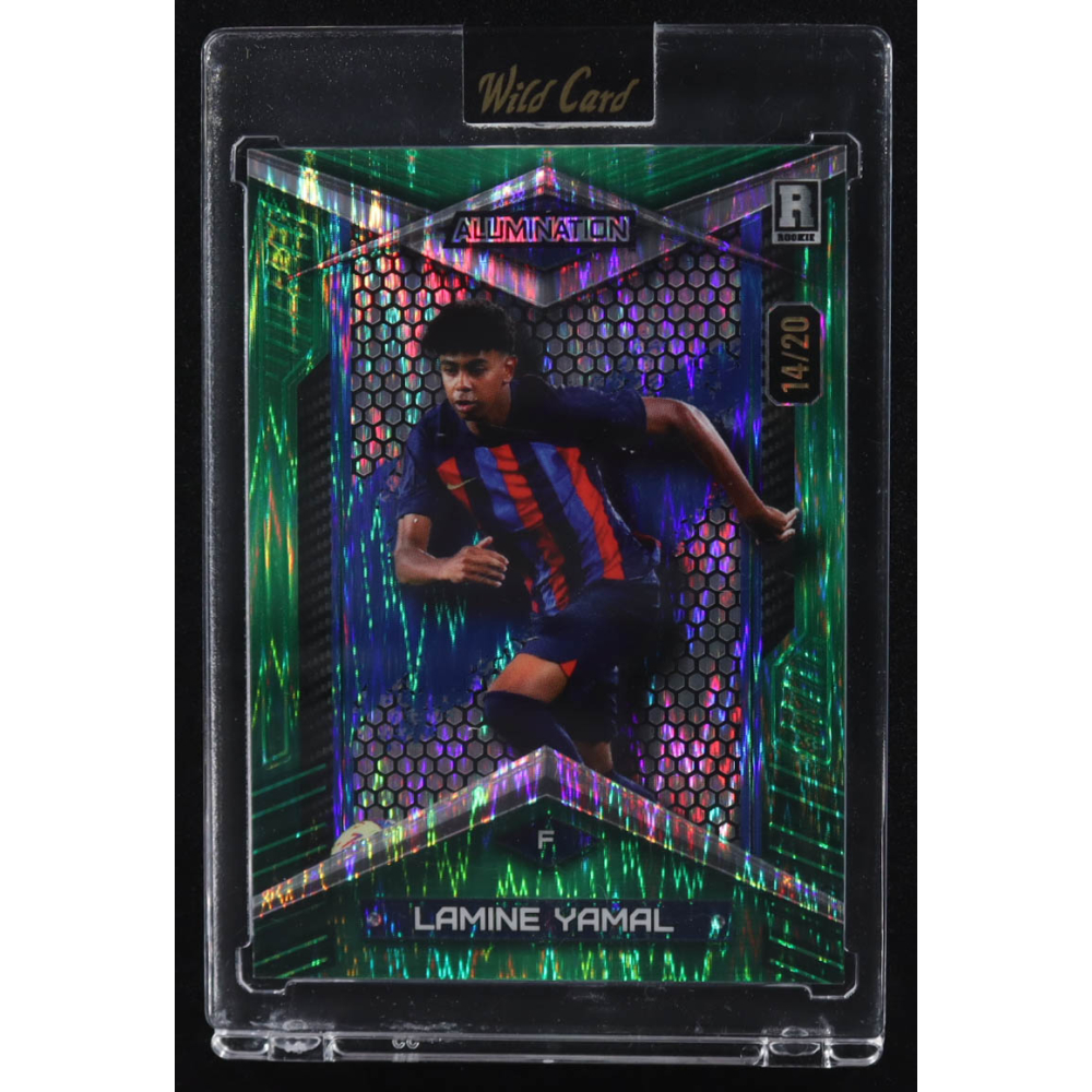 Lamine Yamal 2024 Wild Card Alumination #ABC-LY8 RC #14/20 at PristineAuction.com