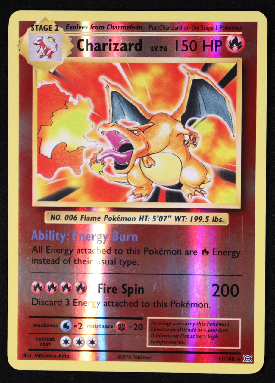 Charizard 2016 Pokemon XY Evolutions #11 Reverse Holo at PristineAuction.com Charizard 2016 Pokemon XY Evolutions #11 Reverse Holo at PristineAuction.com