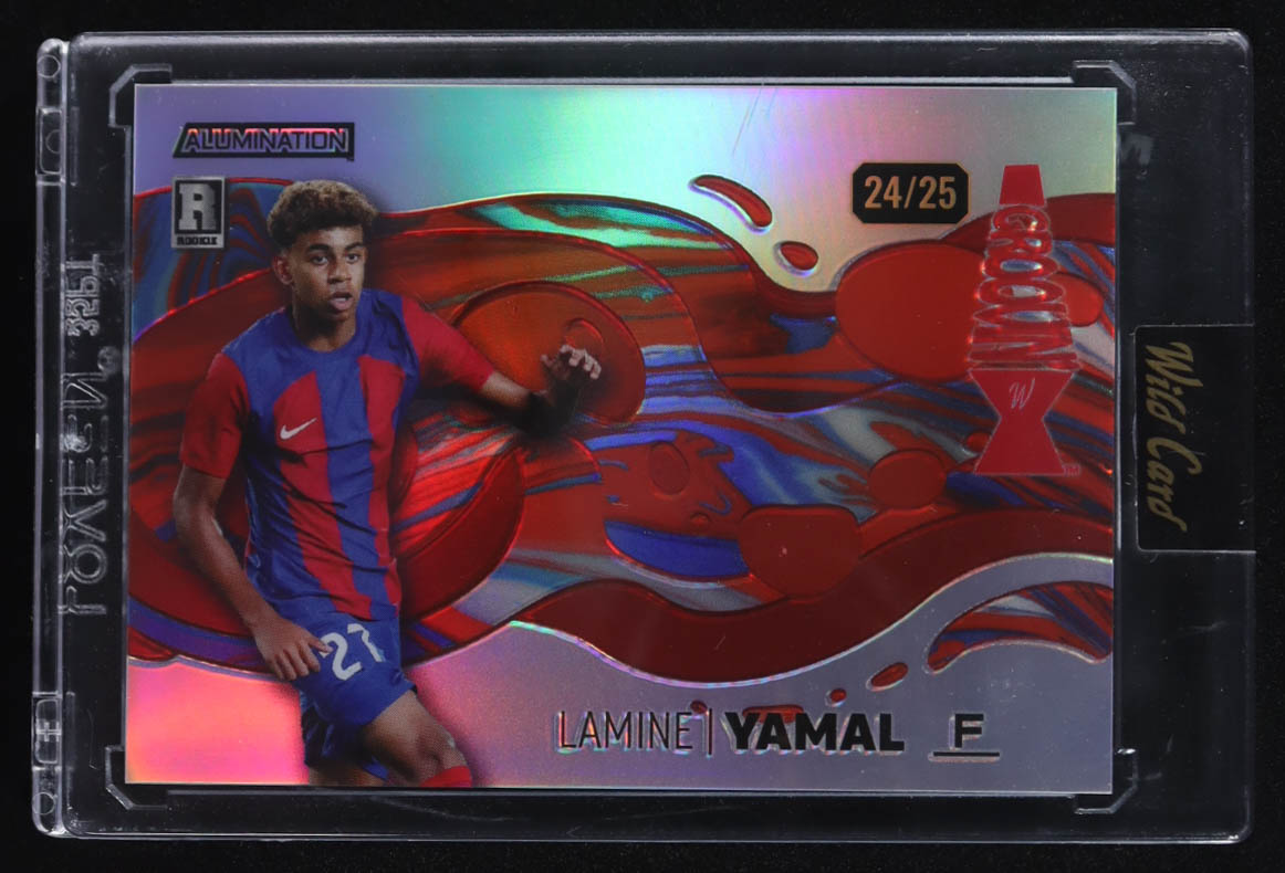 Lamine Yamal 2024 Wild Card Alumination #AG-YL13 RC #24/25 at PristineAuction.com Lamine Yamal 2024 Wild Card Alumination #AG-YL13 RC #24/25 at PristineAuction.com
