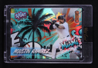 Agustin Ramirez 2024 Wild Card Splat Paint The Town True Color Match #SPTT08AR #1/1 at PristineAuction.com
