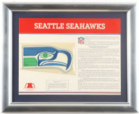 Seattle Seahawks Custom Framed Commemorative Patch Display at PristineAuction.com