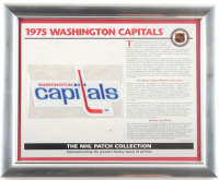 1975 Washington Capitals Custom Framed Commemorative Patch Display at PristineAuction.com