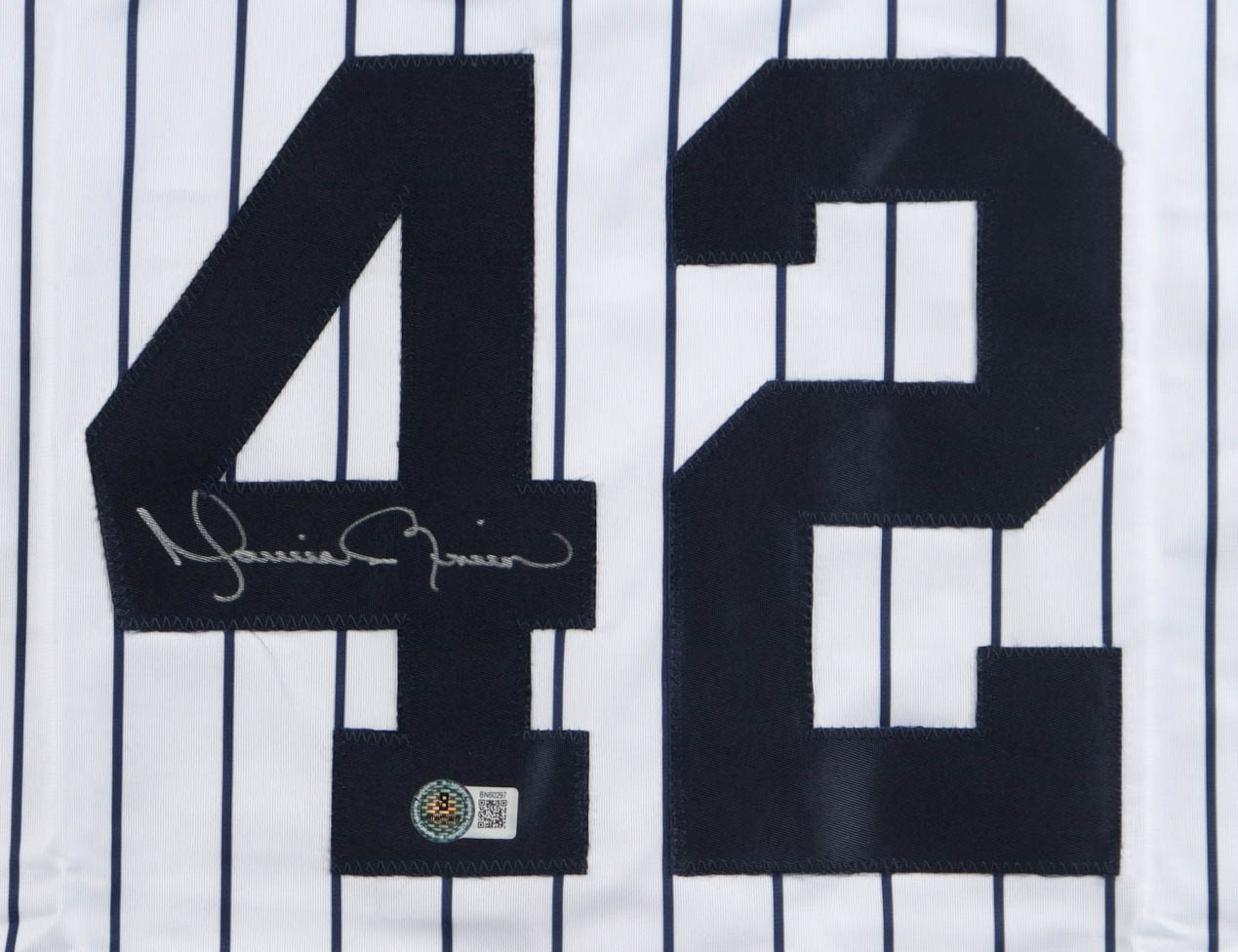 Mariano Rivera Signed Jersey (Beckett) at PristineAuction.com Mariano Rivera Signed Jersey (Beckett) at PristineAuction.com