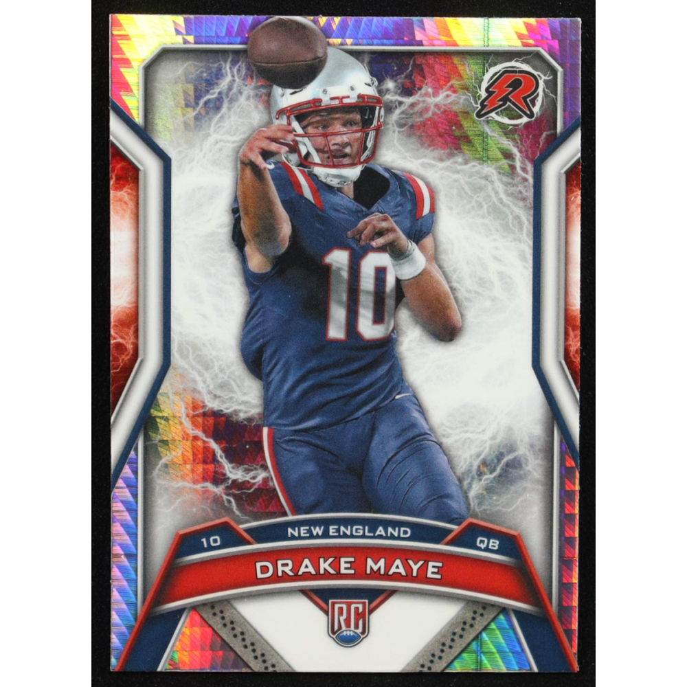 Drake Maye 2024 Topps Resurgence Prism #164 RC at PristineAuction.com