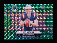 Drake Maye 2024 Panini Mosaic Mosaic Green #273 DEB RC at PristineAuction.com
