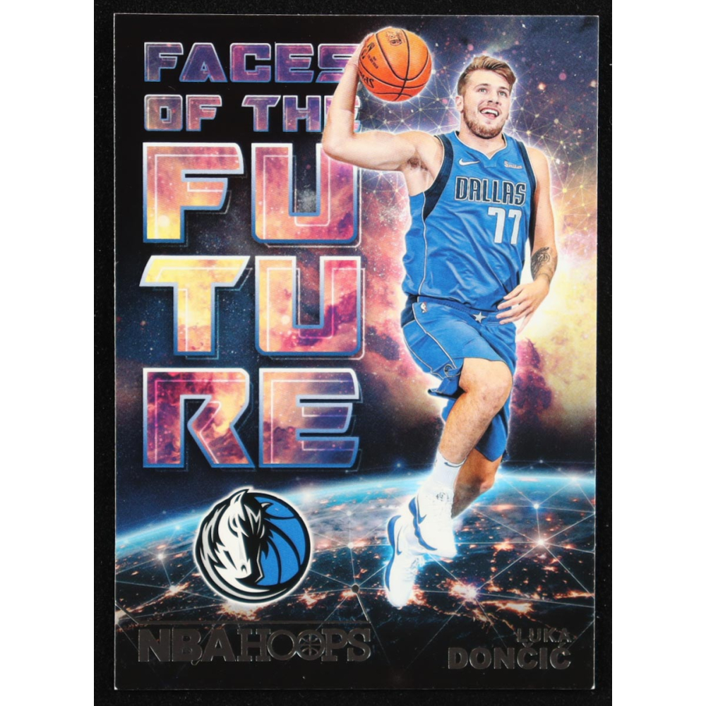 Luka Doncic 2018-19 Hoops Faces of the Future #3 RC at PristineAuction.com