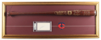 Rod Carew Signed Custom Framed Cut Display with LE Louisville Slugger Hall of Fame Logo Baseball Bat #687/1000(PSA) at PristineAuction.com