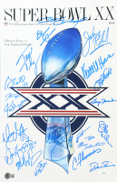 1985 Bears Super Bowl XX 11x17 Photo Team-Signed By (21) with Dan Hampton, Mike Singletary, Tom Thayer, Matt Suhey (Beckett & JSA) at PristineAuction.com