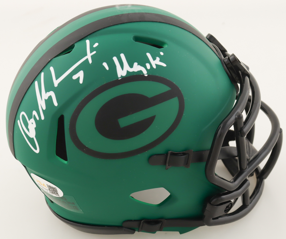 Don Majkowski Signed Packers Rave Alternate Speed Mini Helmet Inscribed "Majik" (JSA) at PristineAuction.com Don Majkowski Signed Packers Rave Alternate Speed Mini Helmet Inscribed "Majik" (JSA) at PristineAuction.com
