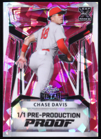 Chase Davis 2025 Leaf Metal Pre-Production Proof #1/1 RC at PristineAuction.com