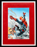 Stan Lee Signed "Spider-Man" Custom Framed Art Display (Beckett) at PristineAuction.com