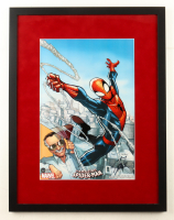 Stan Lee Signed "Spider-Man" Custom Framed Art Display (Beckett) at PristineAuction.com
