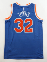 Karl-Anthony Towns Signed Knicks Nike Authentic Jersey (Beckett) at PristineAuction.com