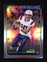Drake Maye 2024 Topps Chrome Refractors #203 RC at PristineAuction.com