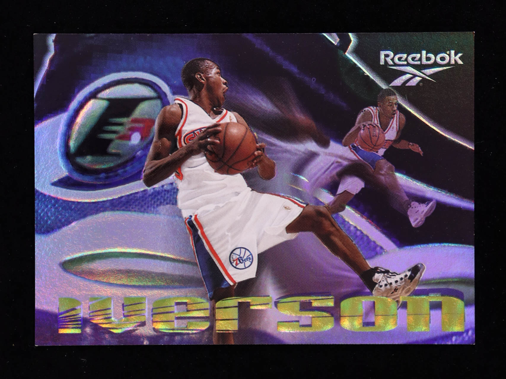 Allen Iverson 1997-98 SkyBox Premium Reebok Chase Silver #100 at PristineAuction.com Allen Iverson 1997-98 SkyBox Premium Reebok Chase Silver #100 at PristineAuction.com