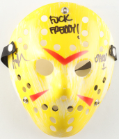 Ari Lehman Signed "Friday the 13th" Jason Voorhees Mask Inscribed "Jason 1" & "F*** Freddy!" (Beckett) at PristineAuction.com