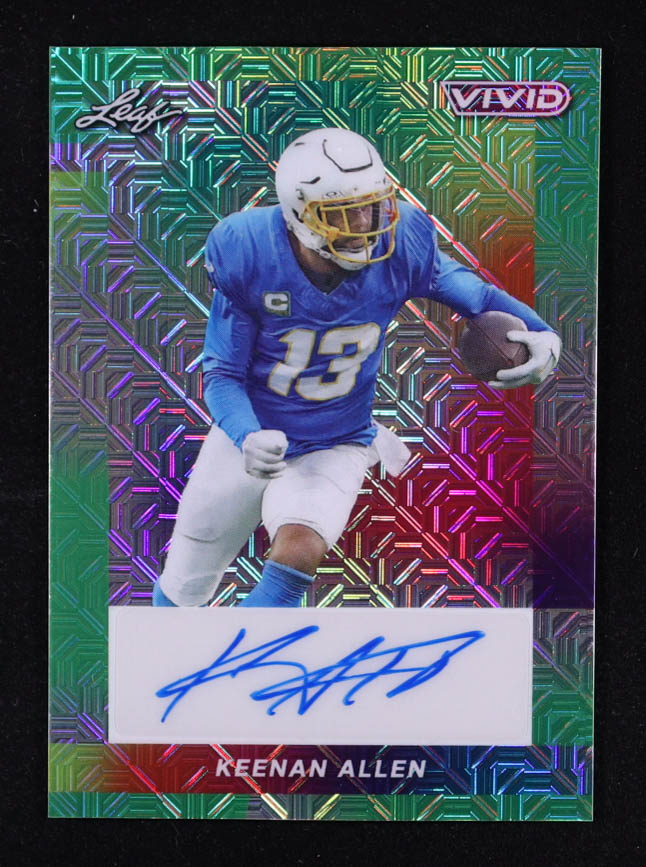 Keenan Allen 2024 Leaf Vivid Autographs Mojo Green #BAKA1 #4/4 at PristineAuction.com Keenan Allen 2024 Leaf Vivid Autographs Mojo Green #BAKA1 #4/4 at PristineAuction.com