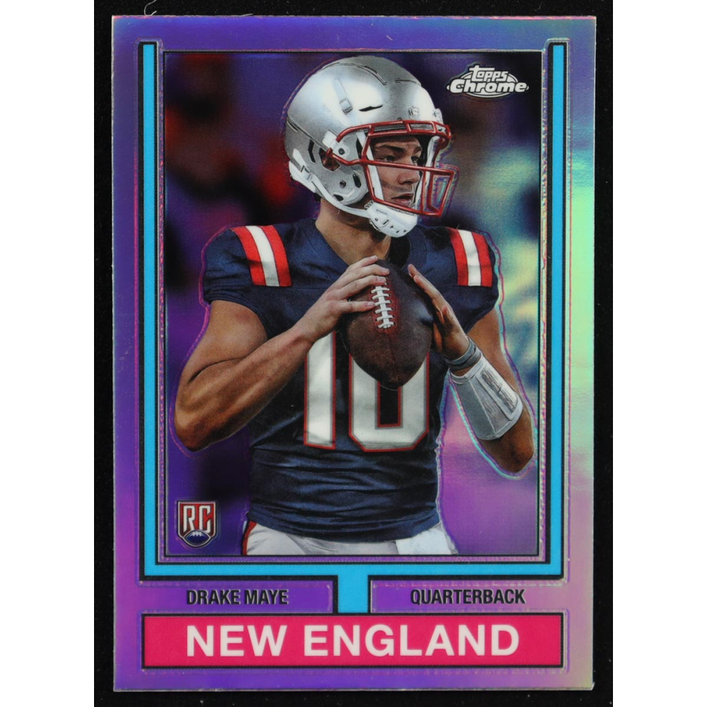Drake Maye 2024 Topps Chrome '74 Topps Refactors #74TF3 RC at PristineAuction.com
