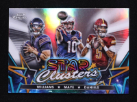 Jayden Daniels / Drake Maye / Caleb Williams 2024 Topps Cosmic Chrome Star Clusters #SCL1 RC at PristineAuction.com