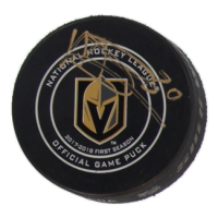 Malcolm Subban Signed Golden Knights Logo Hockey Puck (JSA) at PristineAuction.com