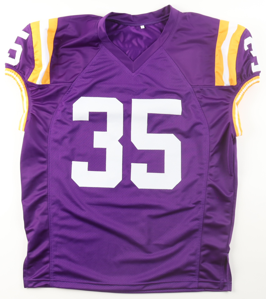 Sai'vion Jones Signed Jersey Inscribed "Geaux Tigers!" (Beckett) at PristineAuction.com Sai'vion Jones Signed Jersey Inscribed "Geaux Tigers!" (Beckett) at PristineAuction.com