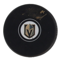 Alex Tuch Signed Golden Knights Logo Hockey Puck (Fanatics & JSA) at PristineAuction.com