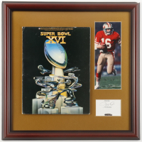 Joe Montana Signed Custom Framed Cut Display with Super Bowl VXI Program (UDA) at PristineAuction.com