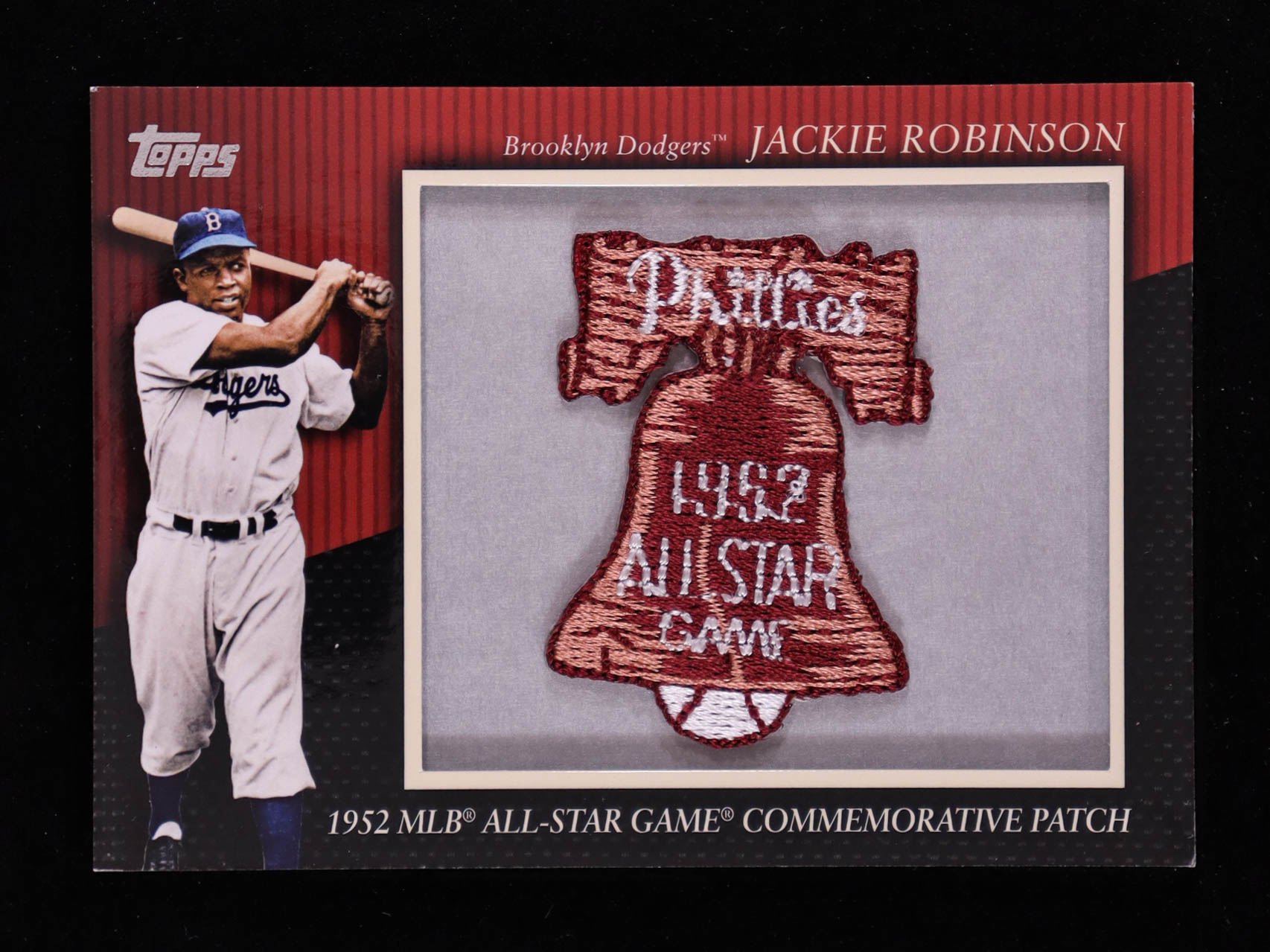 Jackie Robinson 2010 Topps Commemorative Patch #MCP91 at PristineAuction.com Jackie Robinson 2010 Topps Commemorative Patch #MCP91 at PristineAuction.com