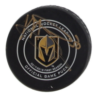 Malcolm Subban Signed Golden Knights Logo Hockey Puck (JSA) at PristineAuction.com