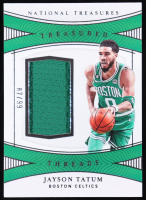 Jayson Tatum 2022-23 Panini National Treasures Treasured Threads #TD-JBC #87/99 at PristineAuction.com