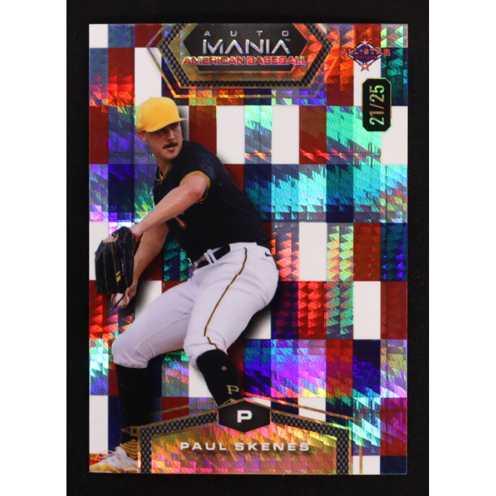 Paul Skenes 2024 Wild Card Automania American All-Star Hex Americana Hyper #AMAHPS3 #21/25 RC at PristineAuction.com