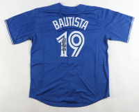 Jose Bautista Signed Jersey Inscribed "The Bat Flip" (JSA) at PristineAuction.com