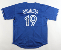 Jose Bautista Signed Jersey Inscribed "The Bat Flip" (JSA) at PristineAuction.com