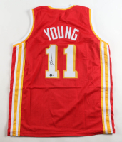 Trae Young Signed Jersey (Beckett) at PristineAuction.com
