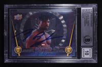 Michael B. Jordan Signed 2018 Upper Deck Marvel Black Panther Silver #72 (BGS | Autograph Graded BGS 10) at PristineAuction.com