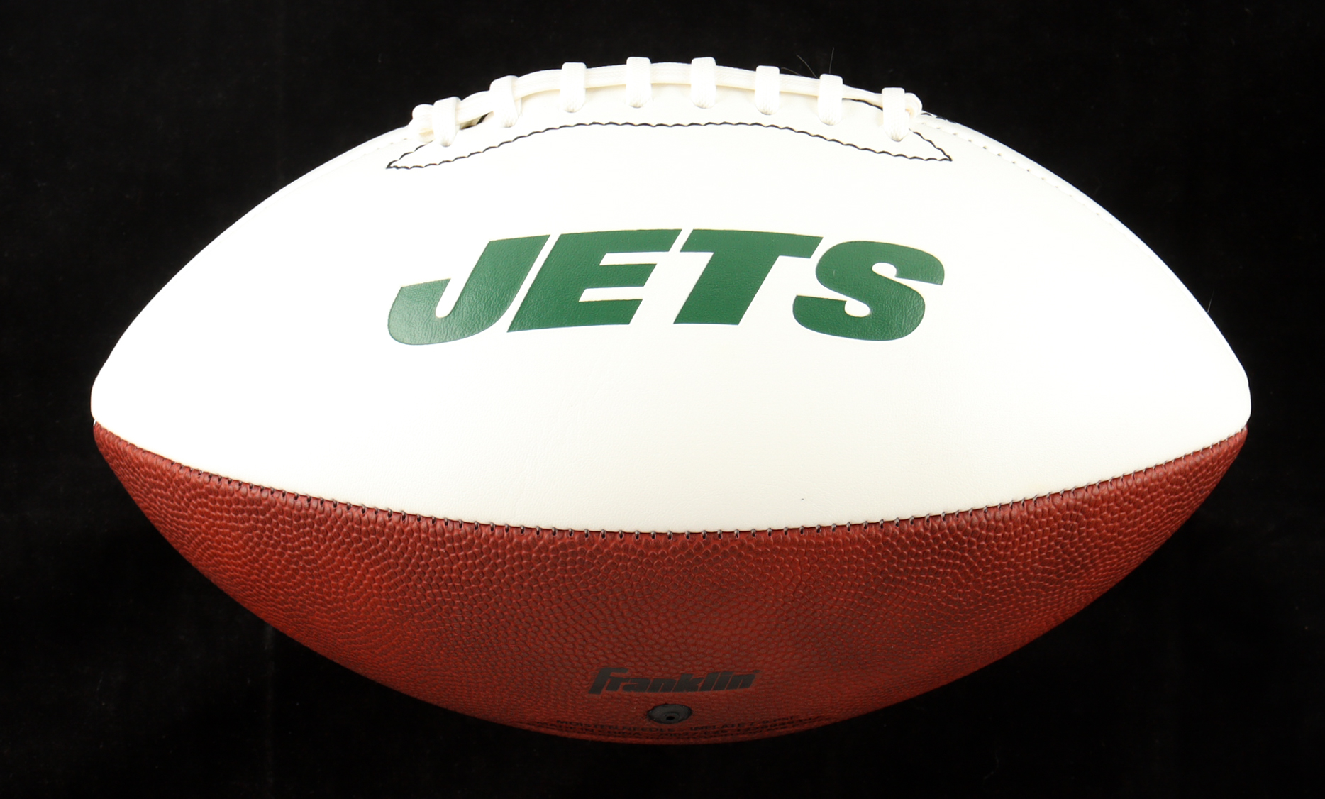 Joe Namath Signed Jets Logo Football with Display Case (GTSM) at PristineAuction.com Joe Namath Signed Jets Logo Football with Display Case (GTSM) at PristineAuction.com