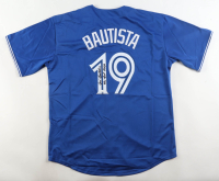 Jose Bautista Signed Jersey Inscribed "The Bat Flip" (JSA) at PristineAuction.com