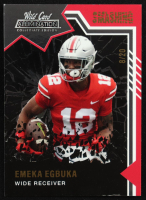 Emeka Egbuka 2021 Wild Card Collegiate Edition Smashing #ANSM2 #8/20 RC at PristineAuction.com