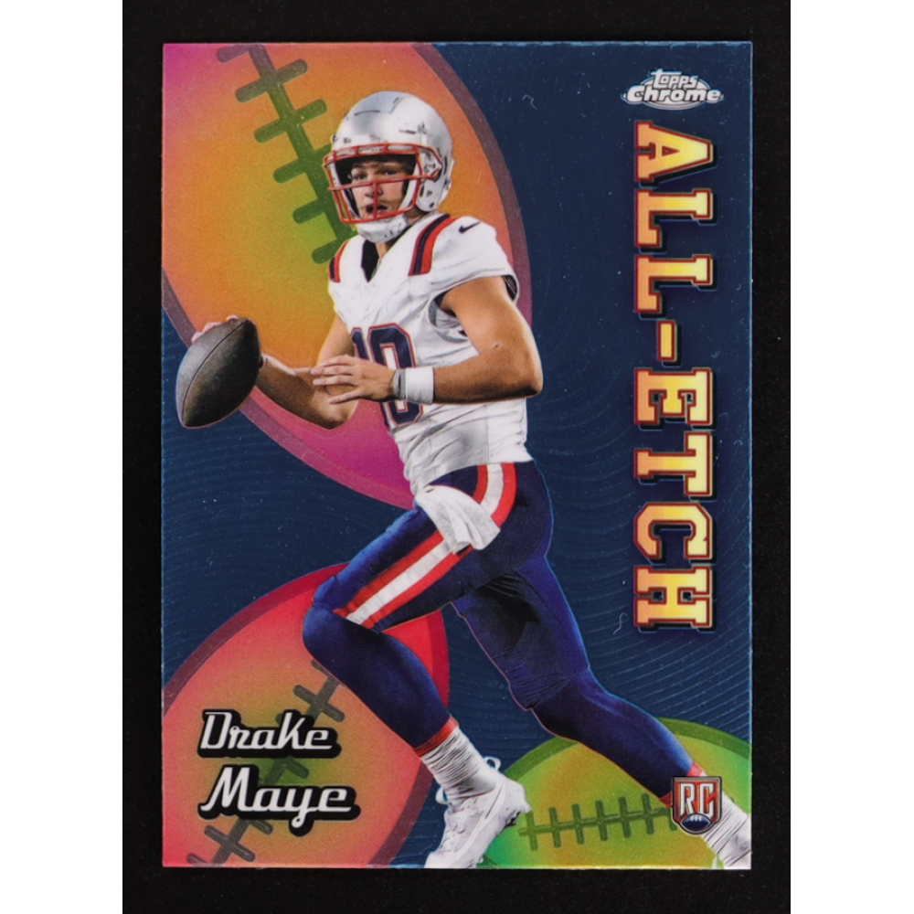 Drake Maye 2024 Topps Chrome All Etch #CAEDM RC at PristineAuction.com