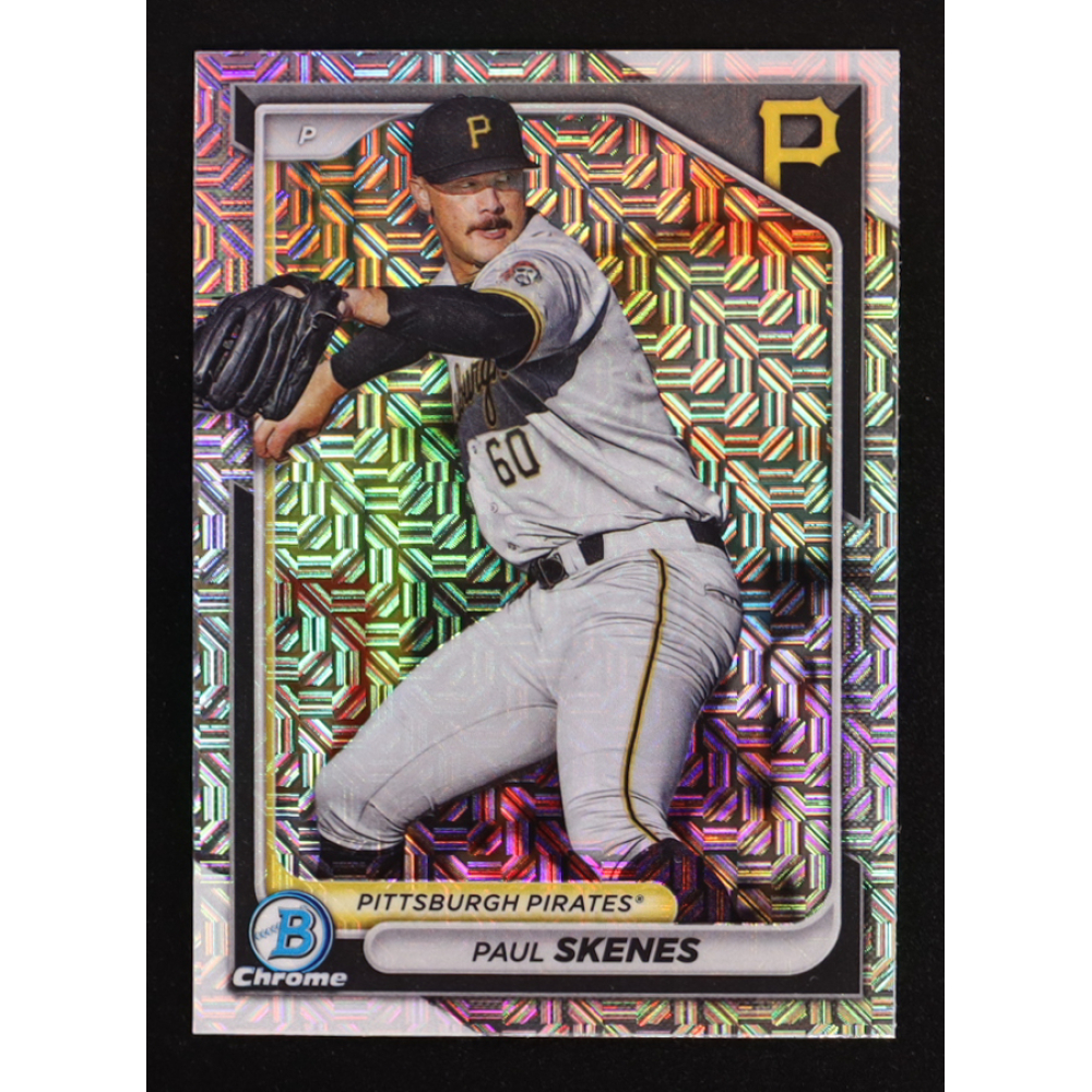 Paul Skenes 2024 Bowman Chrome Mega Box Prospects #BCP125 RC at PristineAuction.com