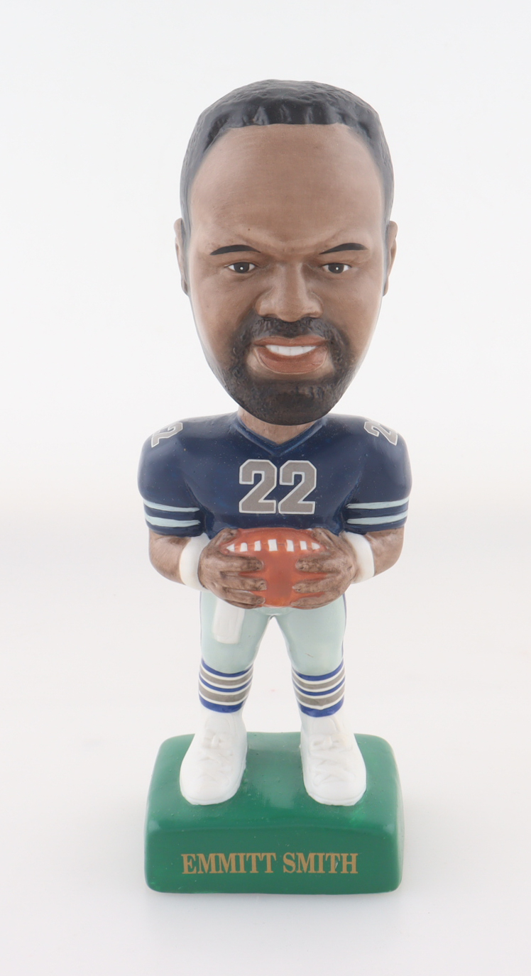 Emmit Smith Cowboys SAM 7.5" Bobblehead With Original Packaging at PristineAuction.com Emmit Smith Cowboys SAM 7.5" Bobblehead With Original Packaging at PristineAuction.com
