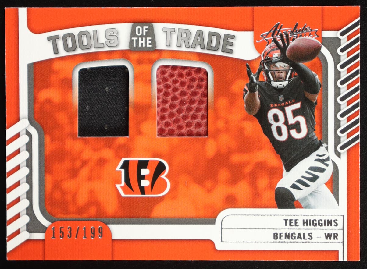 Tee Higgins 2022 Absolute Tools of the Trade Dual Materials #37 #153/199 at PristineAuction.com Tee Higgins 2022 Absolute Tools of the Trade Dual Materials #37 #153/199 at PristineAuction.com